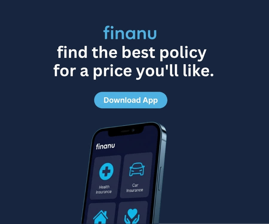 Finanu — one app, all your insurances — static display ad for mobile UA